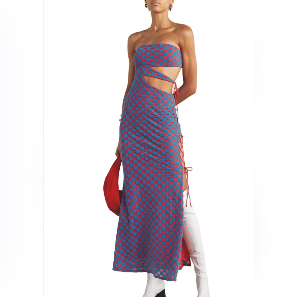 Rotate cut out dress